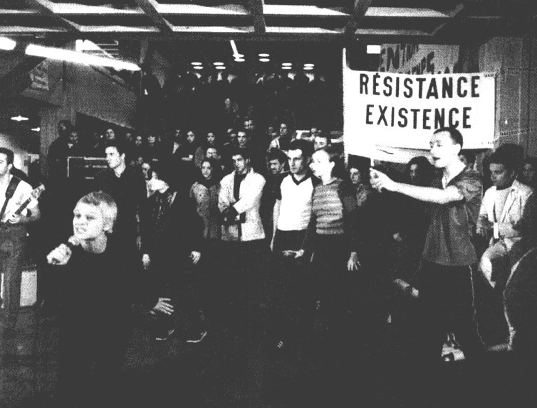 29 octobre, dans le hall de l'Université de Paris 8